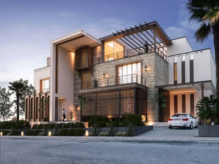Luxury modern home with custom electrical design by Astro Electric in Bellevue, featuring architectural lighting and smart home automation